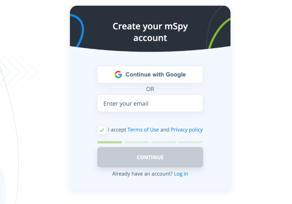 mspy create your mSpy account